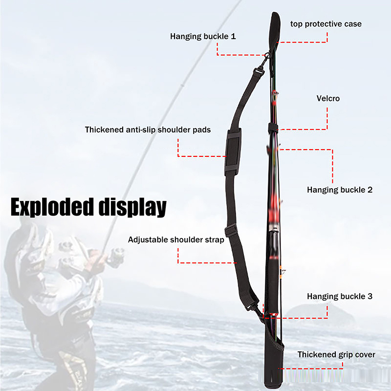 Adjustable Fishing Rod Storage - Reel Bag review and price