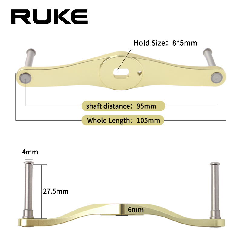 RUKE 1pc Fishing Reel Handle A - Reel Spare Spool review and price