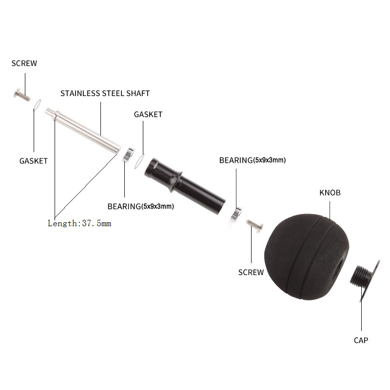 Ruke  Fishing Handle EVA Knob  - Reel Spare Spool review and price