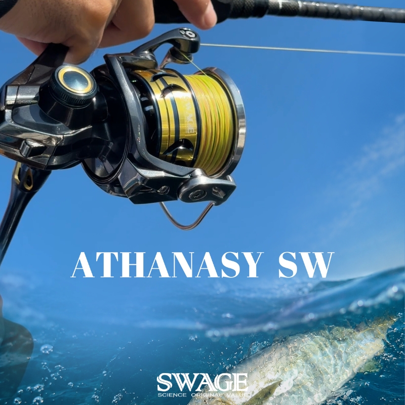 SWAGE New Reel ATHANASY SW | G - Spinning Reel review and price