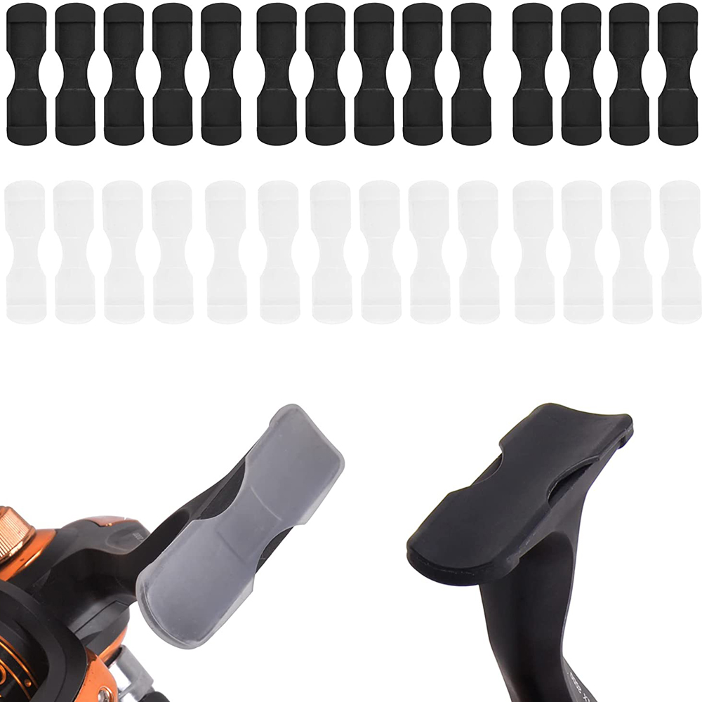 40/100Pcs Rubber Fishing reel  - Reel Spare Spool review and price