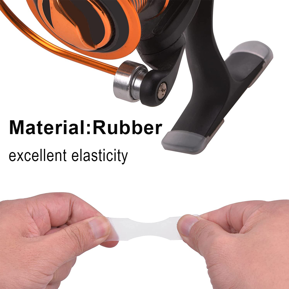 40/100Pcs Rubber Fishing reel  - Reel Spare Spool review and price